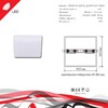 Миниатюра фото светодиодная панель reluce 70604-9.0-001ol led8w wh 4000k | 220svet.ru