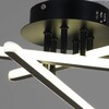 Миниатюра фото потолочная люстра reluce 08855-3.3-03c bk+gy | 220svet.ru