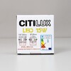Миниатюра фото встраиваемый светодиодный светильник citilux вега cld53k15n | 220svet.ru