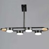 Миниатюра фото люстра reluce 02760-0.3-04 bk+wood gx53 | 220svet.ru