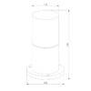 Миниатюра фото уличный светильник elektrostandard roil 35125/s a055632 | 220svet.ru