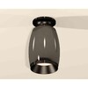 Миниатюра фото комплект накладного светильника ambrella light techno spot xs1123042 dch/pbk черный хром/черный полированный (n6902, c1123, n7031) | 220svet.ru