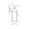 Миниатюра фото уличный настенный cветильник elektrostandard 1008d черный a038438 | 220svet.ru