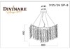 Миниатюра фото подвесная люстра divinare salice 3135/26 sp-8 | 220svet.ru