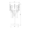 Миниатюра фото настольная лампа bogates 01108/1 strotskis | 220svet.ru