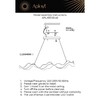 Миниатюра фото подвесной светодиодный светильник aployt viola apl.659.03.46 | 220svet.ru