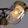 Миниатюра фото потолочная люстра reluce 11555-0.3-04 bk+fgd | 220svet.ru