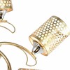 Миниатюра фото потолочная люстра reluce 01322-0.3-05 matt gold+cr | 220svet.ru