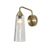 Миниатюра фото бра indigo campana 13028/1w brass v000508 | 220svet.ru