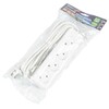 Миниатюра фото удлинитель uniel ultra 4гн х 3м б/з s-cu4-3 white ul-00009988 | 220svet.ru
