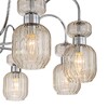 Миниатюра фото потолочная люстра escada gloss 1141/8pl chrome/beige | 220svet.ru