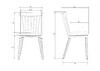 Миниатюра фото набор 3 шт стул обеденный dobrin theo lmzl-pp687-n3_lb-tr_b-03-13365 | 220svet.ru