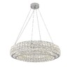 Миниатюра фото подвесной светодиодный светильник indigo valore 12044/b/1p chrome v000101l | 220svet.ru