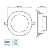 Миниатюра фото встраиваемый светодиодный светильник gauss elementary downlight 999420205 | 220svet.ru