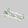 Миниатюра фото встраиваемый светильник crystal lux clt 069c3 wh | 220svet.ru