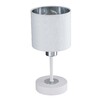 Миниатюра фото настольная лампа escada denver 1109/1 white/silver | 220svet.ru