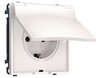 Миниатюра фото розетка с/з с шторками и защитной крышкой ambrella volt quant pro sigma ms208010 | 220svet.ru