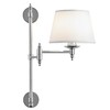 Миниатюра фото бра crystal lux ap1 chrome | 220svet.ru