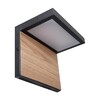 Миниатюра фото уличный настенный светодиодный светильник loft it oak 100001w | 220svet.ru