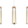 Миниатюра фото подвесной светодиодный светильник indigo rilucente 11061/3p gold v000150l | 220svet.ru