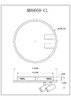 Миниатюра фото потолочная светодиодная люстра myfar ceiling focus mr9050-cl | 220svet.ru