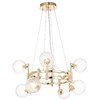 Миниатюра фото подвесная люстра crystal lux luxury sp8 gold | 220svet.ru
