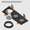 Миниатюра фото встраиваемый светильник crystal lux clt 002c3 bl v2 | 220svet.ru