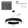 Миниатюра фото подвесной светодиодный cветильник эра ring spo-134-b-40k-056 56вт 4000к черный б0050565 | 220svet.ru