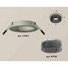 Миниатюра фото комплект встраиваемого светильника ambrella light techno spot xc7623021 sgr/bk серый песок/тонированный (c7623, n7192) | 220svet.ru