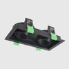 Миниатюра фото встраиваемый светильник crystal lux clt 069c2 bl | 220svet.ru