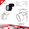Миниатюра фото точечный светильник reluce 53009-9.5-001ct gx53 wt | 220svet.ru