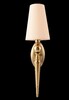 Миниатюра фото бра crystal per ap1 brass/beige | 220svet.ru