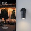 Миниатюра фото уличный настенный светильник apeyron grafite 11-117 | 220svet.ru