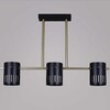 Миниатюра фото потолочная люстра на штанге reluce 06675-0.3-03 gd+bk gx53 | 220svet.ru