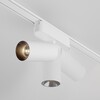 Миниатюра фото трековый магнитный светодиодный светильник maytoni focus led tr103-1-12w4k-m-w | 220svet.ru