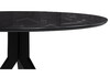 Миниатюра фото стол стеклянный woodville том 110х110х75 черный 612874 | 220svet.ru