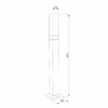 Миниатюра фото уличный светодиодный светильник elektrostandard 1537 techno led чёрный a052860 | 220svet.ru