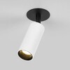 Миниатюра фото встраиваемый светодиодный спот elektrostandard diffe 25039/led белый/черный a058220 | 220svet.ru