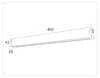 Миниатюра фото трековый светодиодный светильник ambrella light track system magnetic 220v gl1281 | 220svet.ru