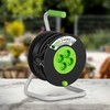 Миниатюра фото удлинитель силовой эра green line kat-3x1.5-40m greenline на катушке пластик 4 розетки с заземлением 40м пвс 3x1.5мм2 б0065132 | 220svet.ru