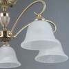 Миниатюра фото потолочная люстра illumico il0696-5asq-25 ab arezzo | 220svet.ru