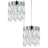 Миниатюра фото подвесная люстра indigo anna v12029/3p chrome v000497 | 220svet.ru