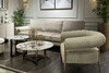 Миниатюра фото кресло garda decor gy-08842 серое | 220svet.ru