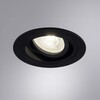 Миниатюра фото встраиваемый светильник arte lamp tarf a2177pl-1bk | 220svet.ru