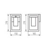 Миниатюра фото садовый настенный светильник kanlux vimo el 27 se-br 34983 | 220svet.ru