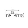 Миниатюра фото спот kanlux derato el-2i w-sr 35643 | 220svet.ru