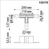 Миниатюра фото соединитель t-образный novotech shino nt23 000 135170 | 220svet.ru