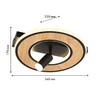 Миниатюра фото потолочный светодиодный светильник f-promo olika 4438-1c | 220svet.ru