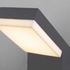 Миниатюра фото уличный настенный светодиодный светильник elektrostandard sensor 1541 techno led серый a053947 | 220svet.ru