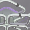 Миниатюра фото потолочная светодиодная люстра reluce 06321-3.3-4+4a wh+cr (rgb) | 220svet.ru